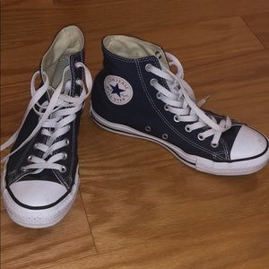 high top converse- women’s size 9, men’s size 7